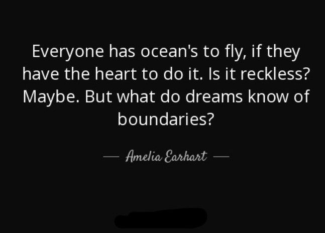 But what do dreams know of boundaries?